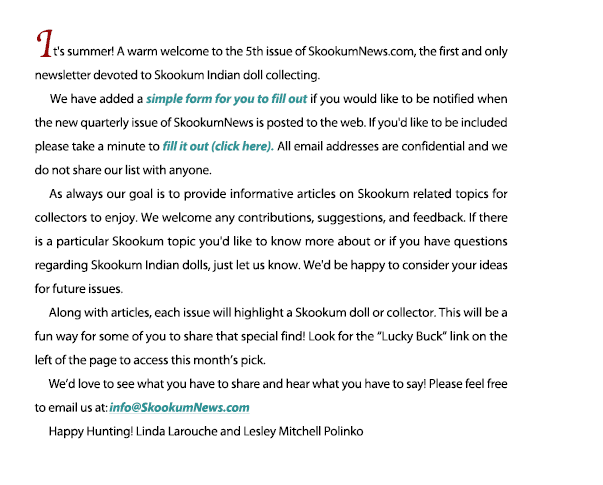 Happy New Year Welcome to Skookum News Third Issue
